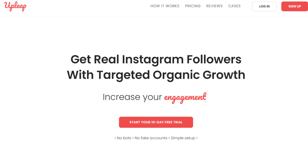Upleap AI Instagram Growth Tool
